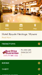 Mobile Screenshot of hotelroyaleheritage.com