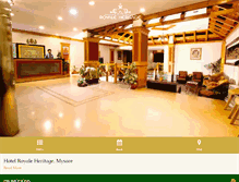 Tablet Screenshot of hotelroyaleheritage.com